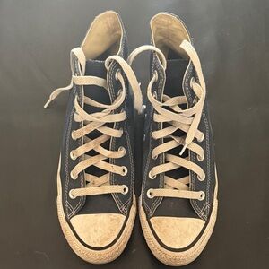 Converse Black and White High-Top Sneakers